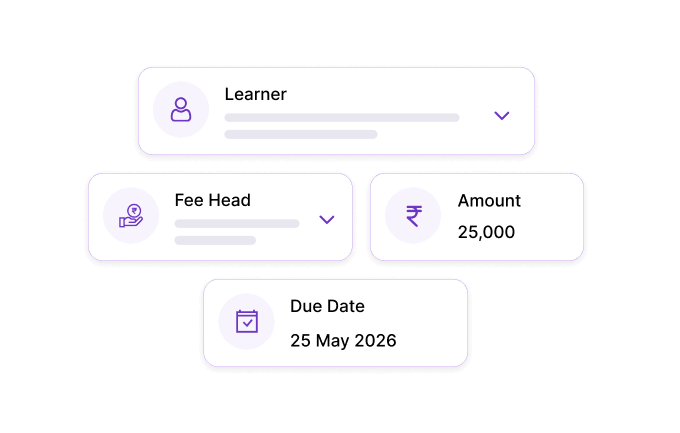 Create fee demand