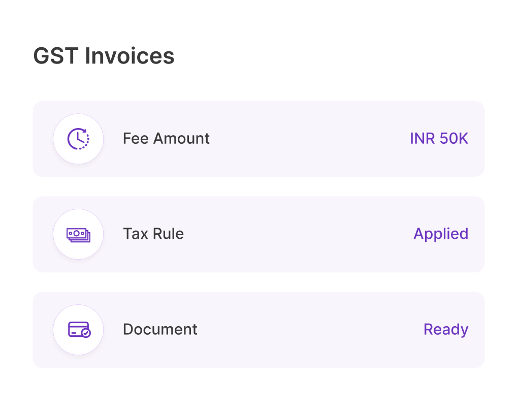 Keep taxes built into fees