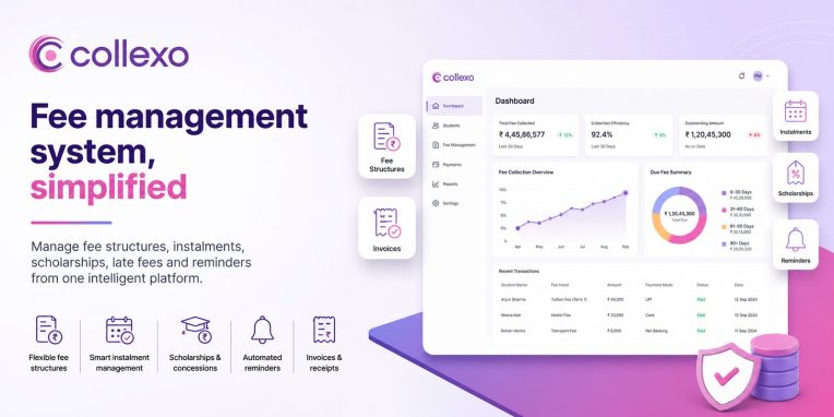 fee management system dashboard for educational institutions