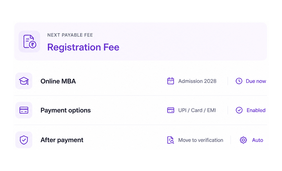 Student payment portal