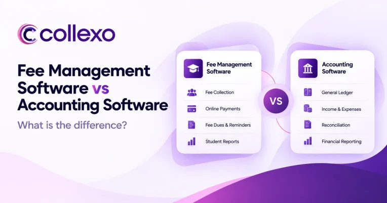 Fee Management Software vs Accounting Software comparison for educational institutions